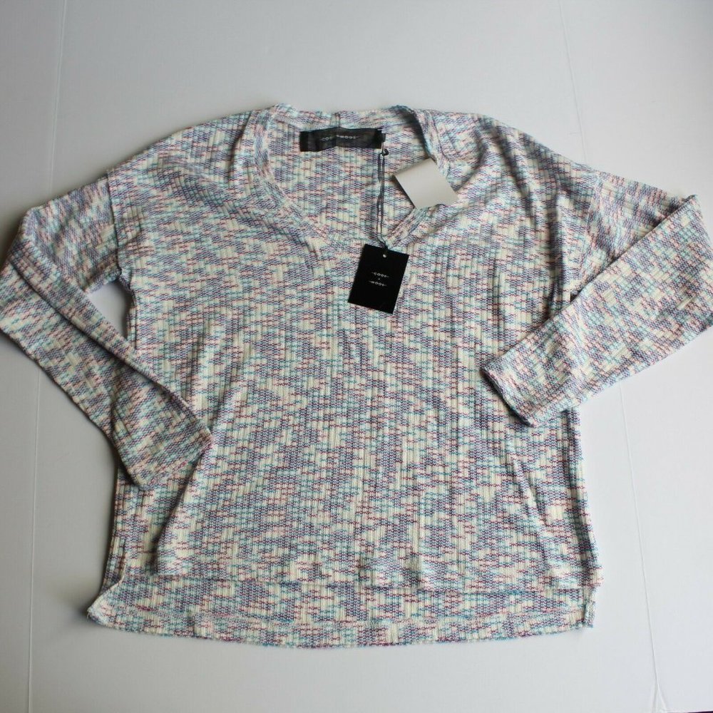 CODEXMODE Space Dye Sweater V-Neck Long Sleeves M
